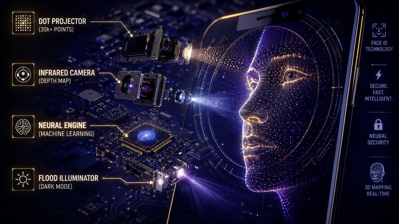 Mengenal Fitur Teknologi Keamanan Pengenal Wajah Face ID Pada Smartphone