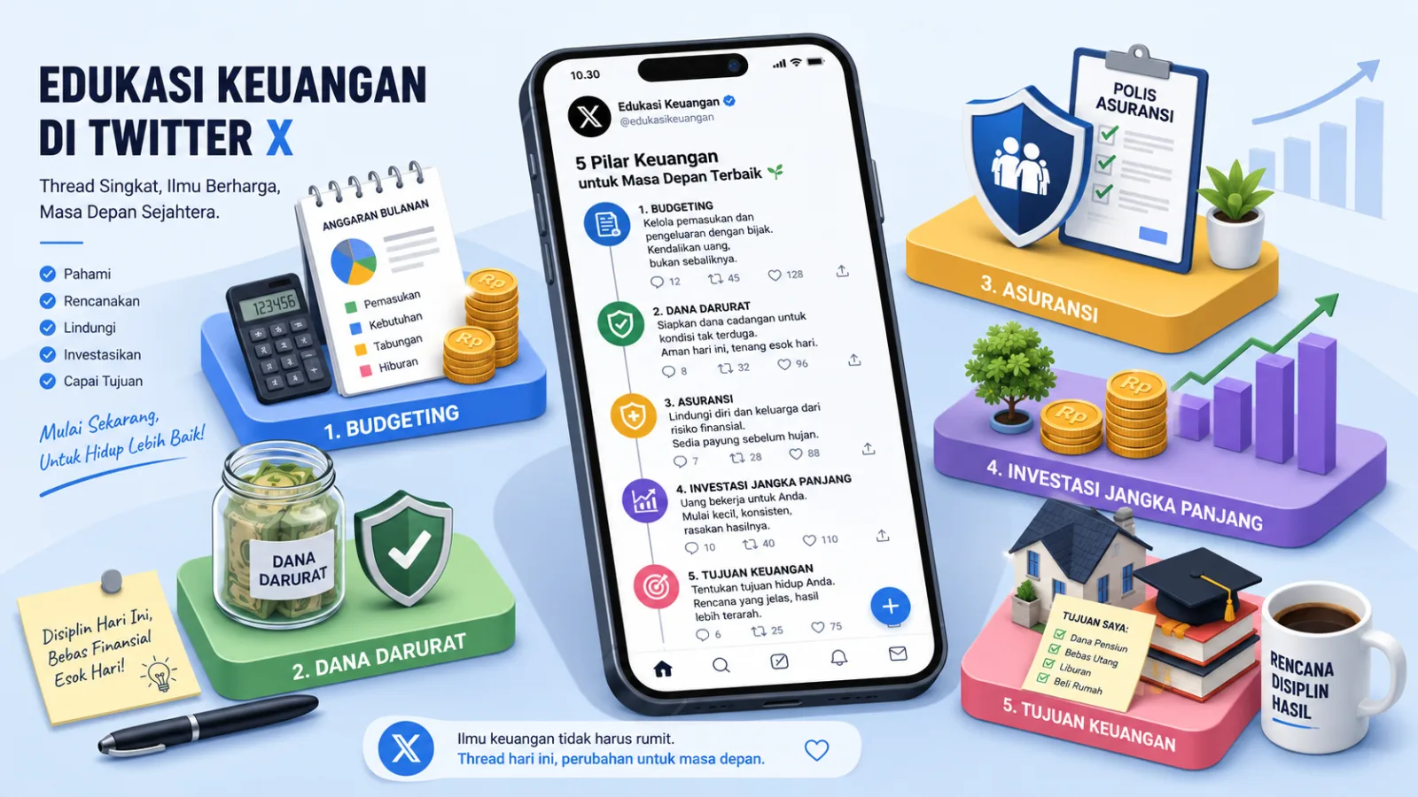 Rekomendasi Akun Akun Edukasi Finansial Terbaik Komunitas Twitter X Kreator
