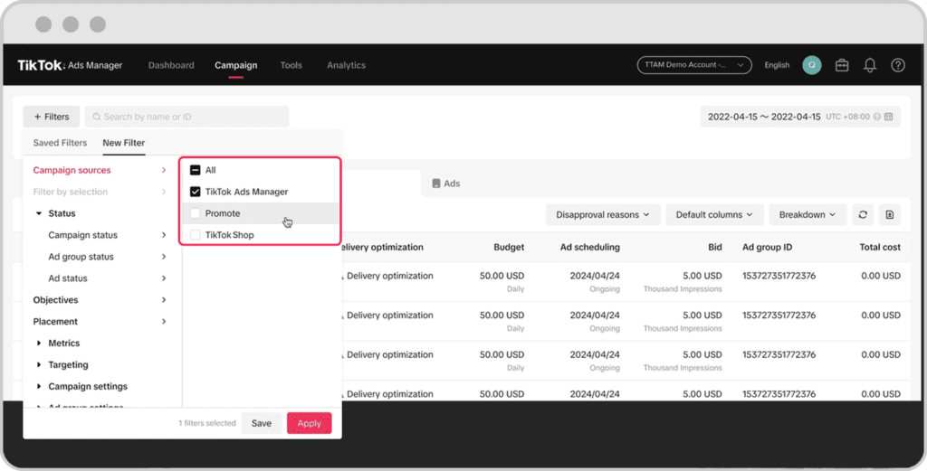 Tiktok Ads Manager