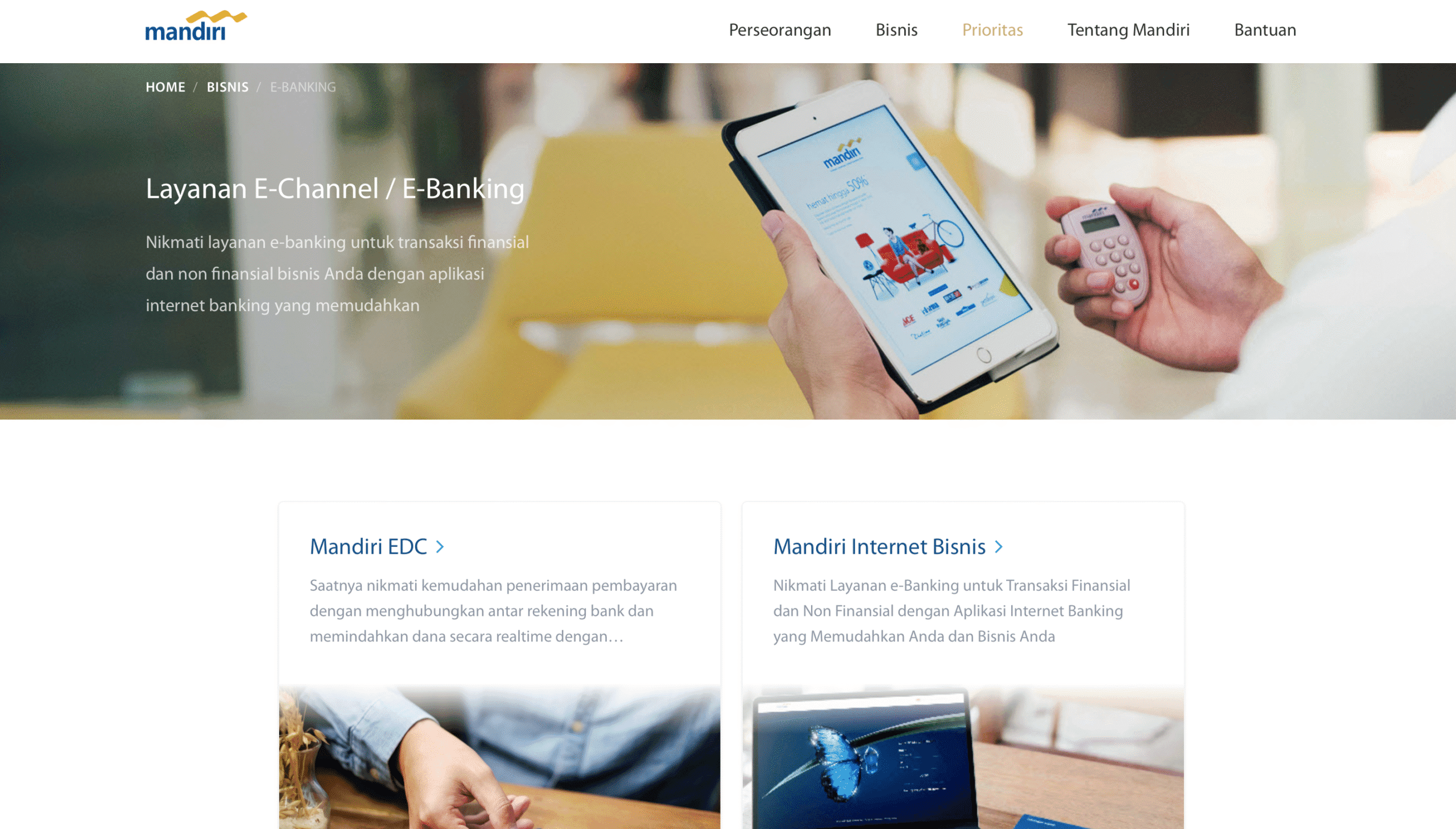 Internet Banking Bank Mandiri